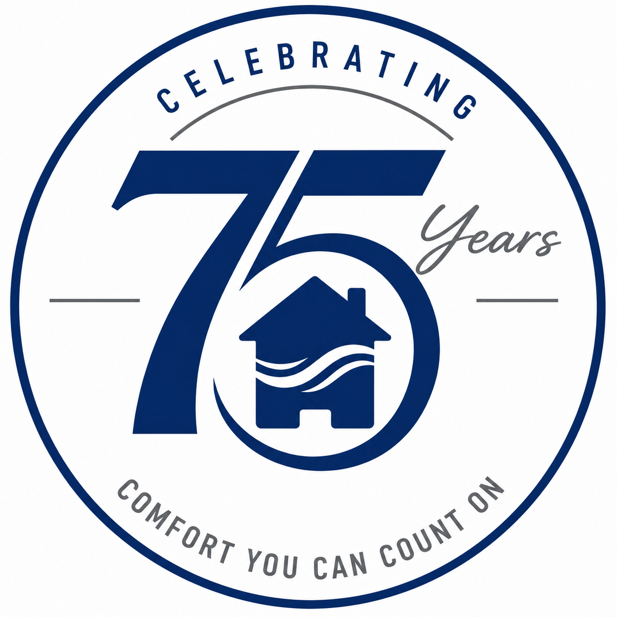 75 Years Anniversary Logo